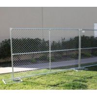 Temporary mobile site fencing