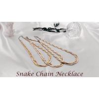 custom Stainless Steel Gold Snake Chain Necklace Choker