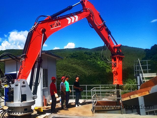 stationary boom system