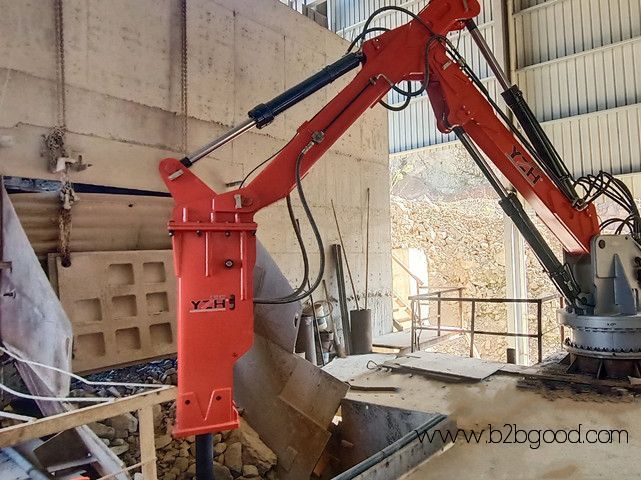 FIXED TYPE PEDESTAL ROCKBREAKER BOOM SYSTEM