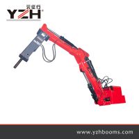 stationary pedestal boom breaker