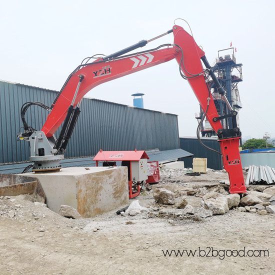 pedestal rock breaker boom system (37)