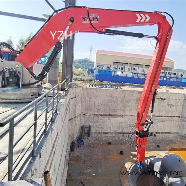 Customized Stationary rock breaker boom1