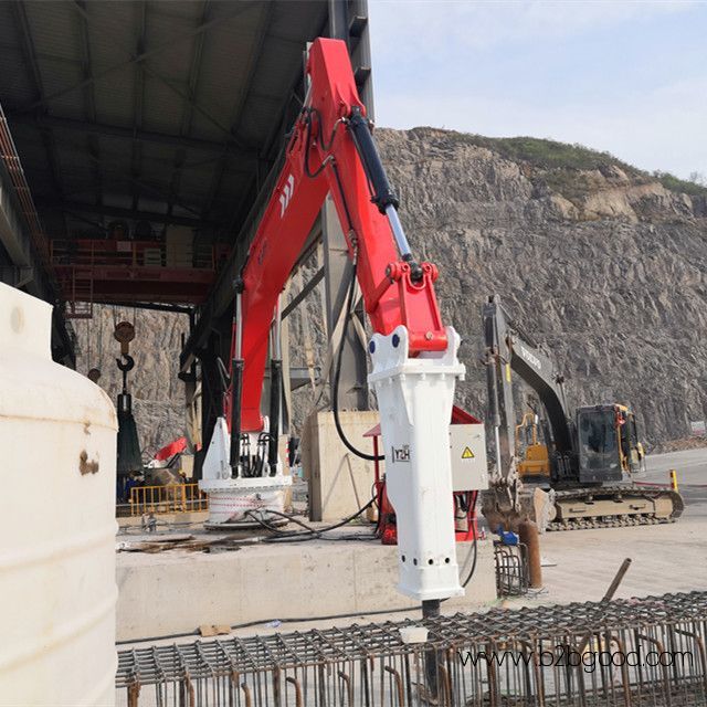 pedestal rockbreaker boom system