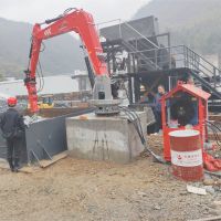 YZH stationary hydraulic rock breaker