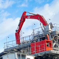 YZH WHC970 Intelligent Stationary Hydraulic Rock Breaker Boom System for Aggregate
